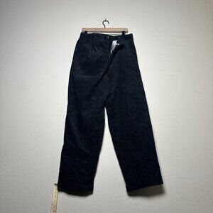 VTG Duck Head Corduroy Dress Pants Men 32x29 Faded Black Gorp Casual Minimal 90s